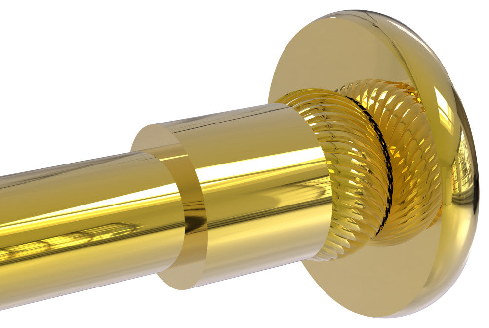 Shower Curtain Rod Brackets, Polished Brass