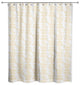 Yellow Floral Crest 71x74 Shower Curtain