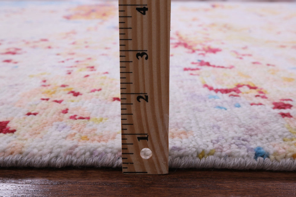 8' 0" X 9' 8" Modern Handmade Wool Rug Q9139