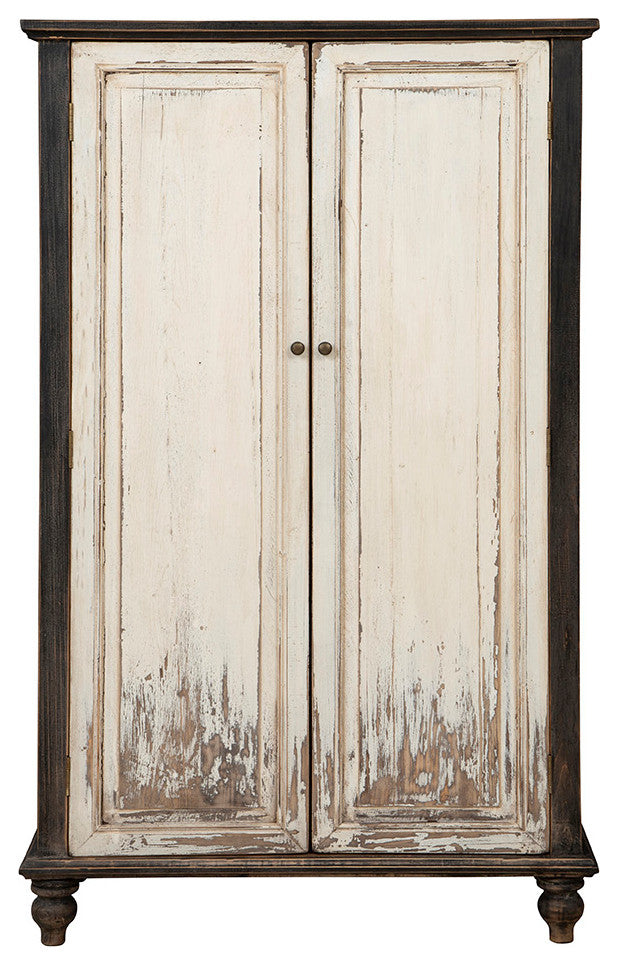 Nagle 59" Tall Storage Cabinet, Black