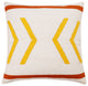 Southwestern Woven Geometric Chevron Throw Pillow, 20" x 20"
