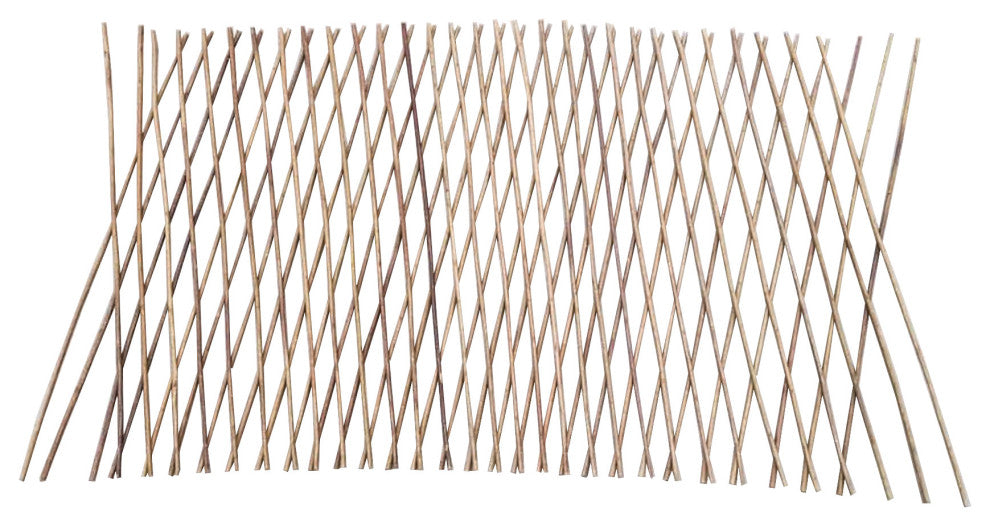 Circular Willow Lattice Fence, 30"x60"