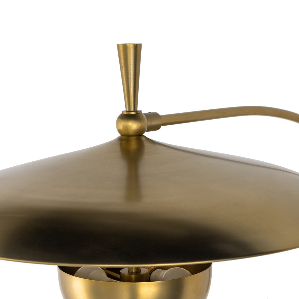 Bennington Sconce-Antique Brass Iron