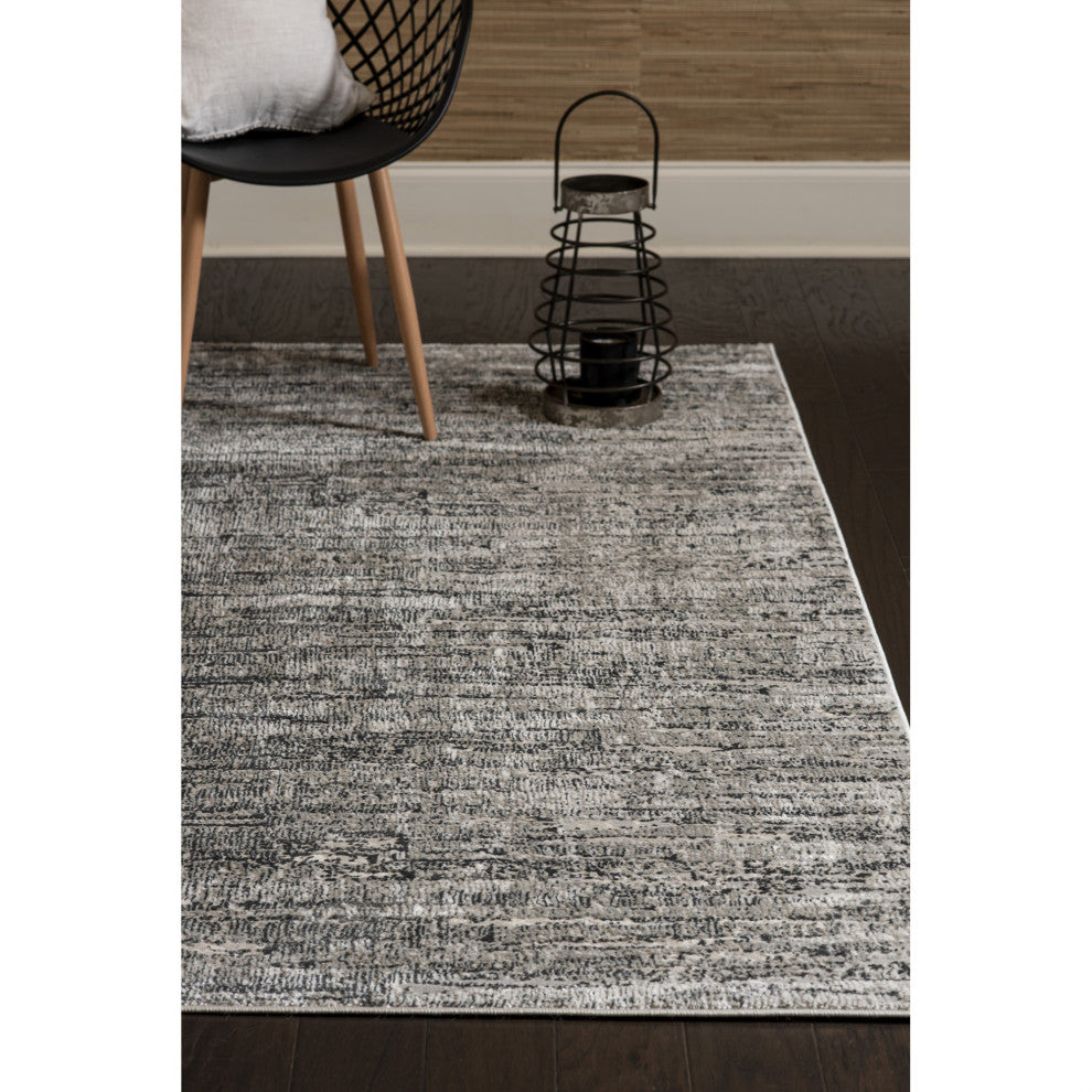 United Weavers Veronica Ives Grey Runner Rug 2'7" x 7'2