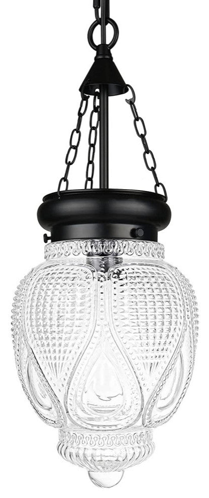 Black Kitchen Sink Light Fixture Glass Ceiling Pendant Light Farmhouse Hanging