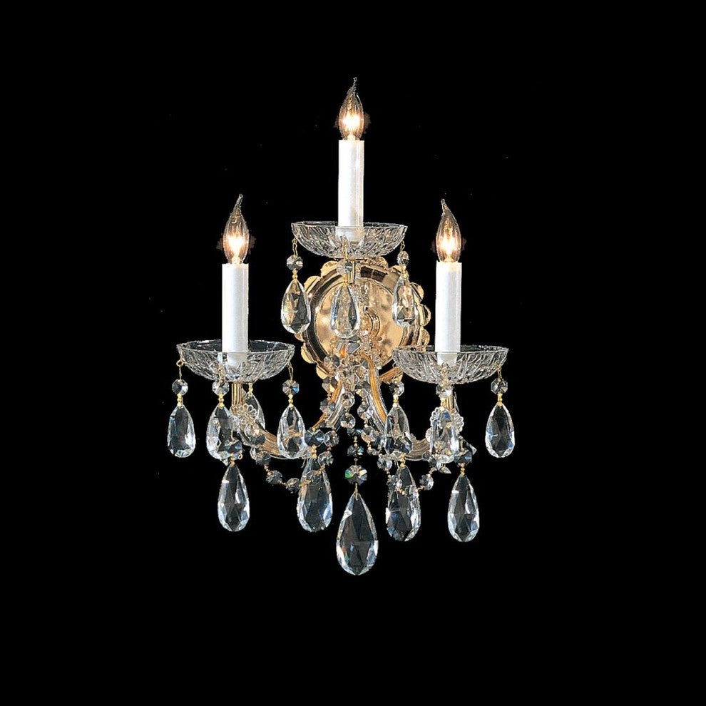 Crystorama Maria Theresa 3-Light Sconce