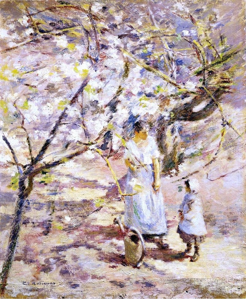 Theodore Robinson In the Orchard Wall Decal