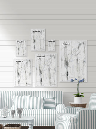 "Calm Energy" Floater Framed Painting Print on Canvas