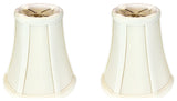 Royal Designs True Bell Basic Lamp Shade, Flame Clip Fitter, Eggshell, Set of 2