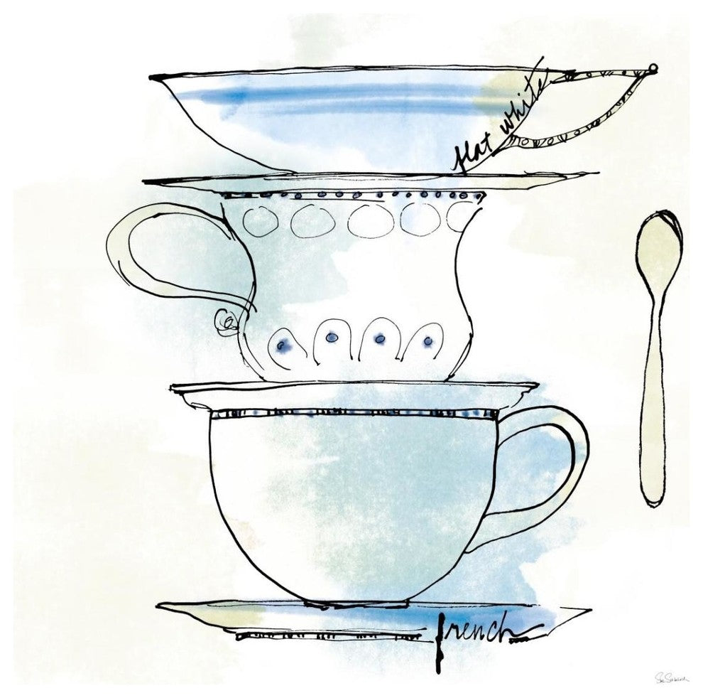 "Good Brew VI" Digital Paper Print by Sue Schlabach, 38"x38"