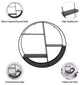 Metal, 32" 4-Layered Round Shelf, Black