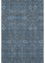 Premium Machine Washable Mayfield AMF574 Blue 8' x 10' Rug