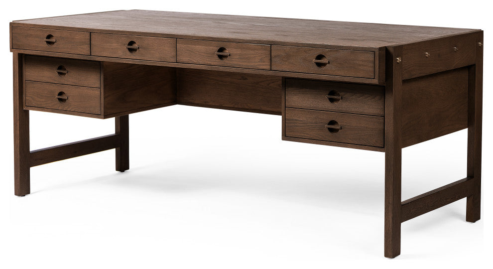 Oakley Desk-Dark Toasted Oak