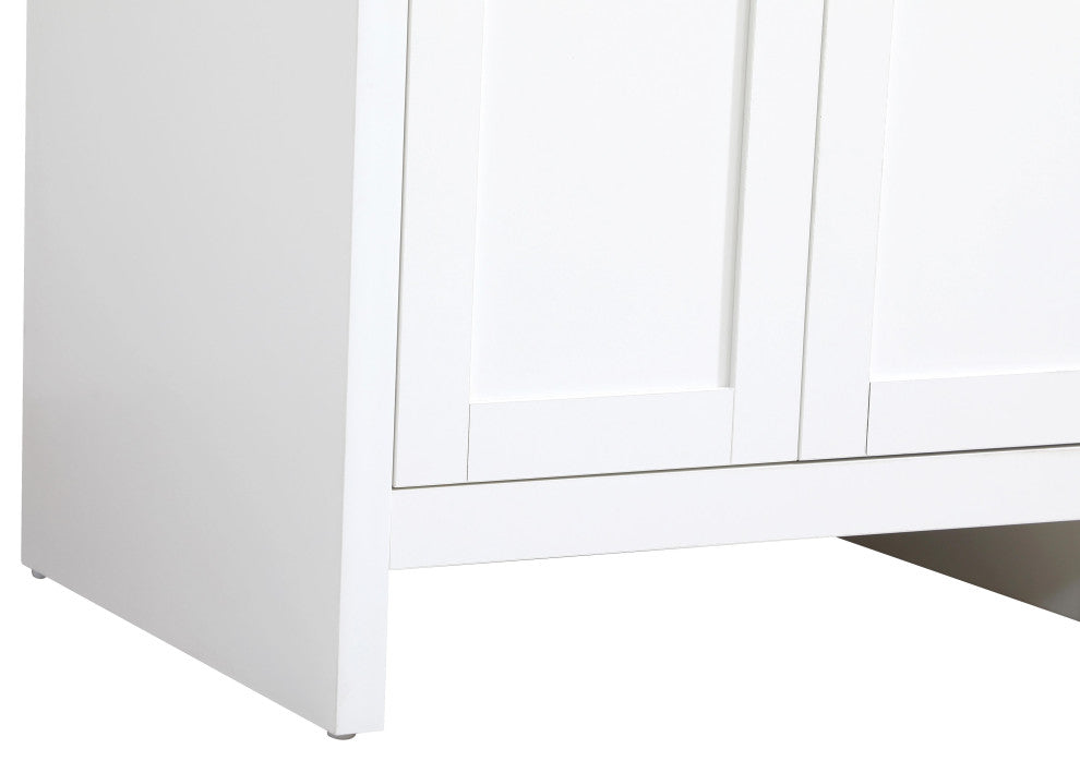 Home Living 30" Single Bathroom Vanity, White