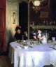 John Singer Sargent The Breakfast Table Wrapped Canvas