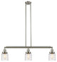 INNOVATIONS 213-SN-G513-LED 3-Light Island Light Brushed Satin Nickel