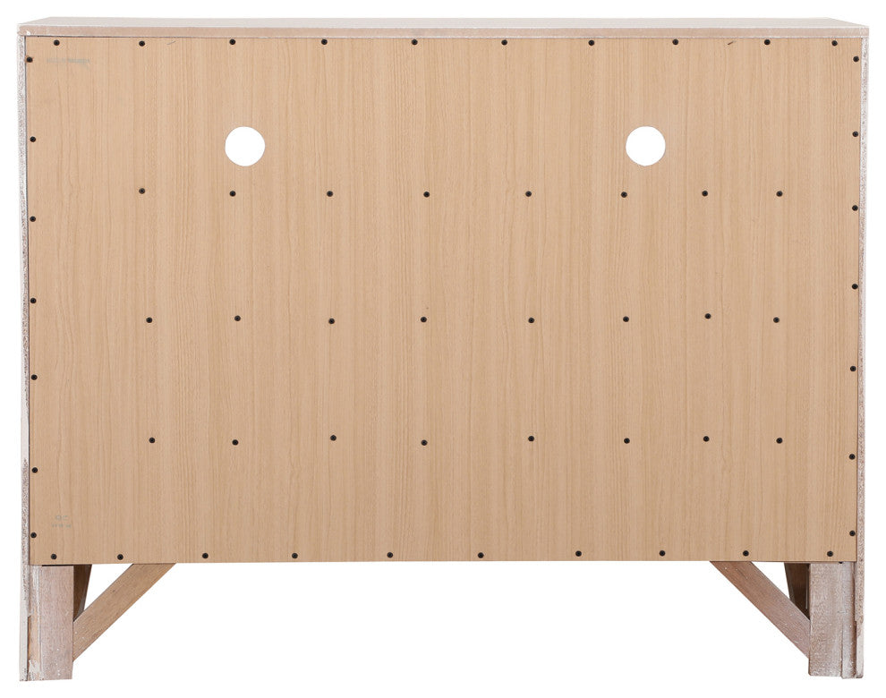 Marilla White 6 Drawer Chest of Drawers, 47"x17"x37"