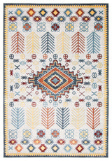 Aqua Gypsy Area Rug, Gray, 6'x9'