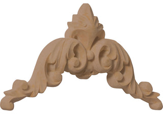 4 1/2"W x 4 1/2"H x 1/2"D Small Raymond Corner, Alder