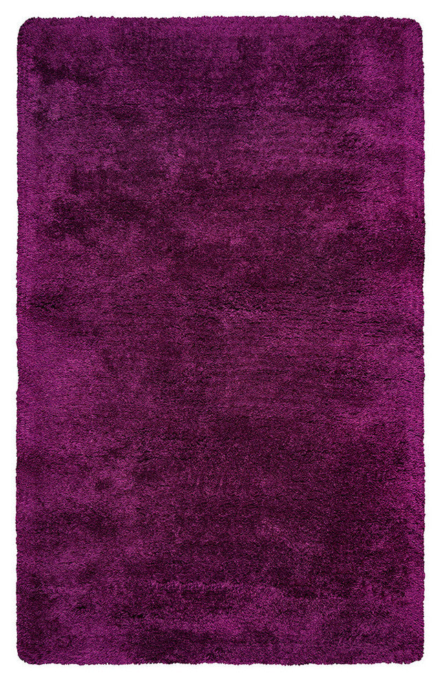 Rizzy Home Commons CO8366 Purple Solid Area Rug, Rectangular 3'6"x5'6"