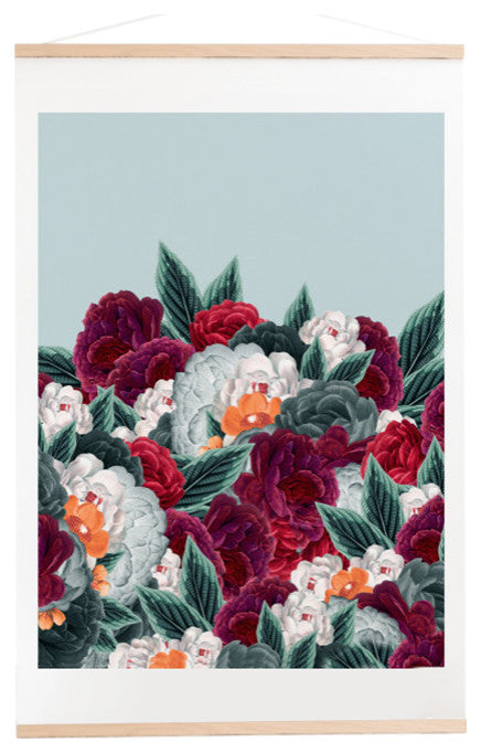 Iveta Abolina English Rose Art Print and Hanger