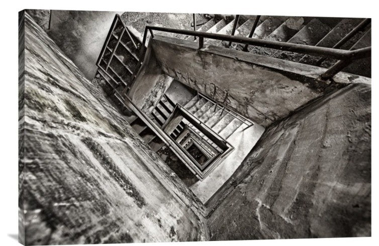 "Staircase" Stretched Canvas Giclee by Paul Boomsma, 30"x20"