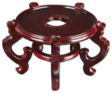 Oriental Porcelain Fish Bowl Stand, 13.5"