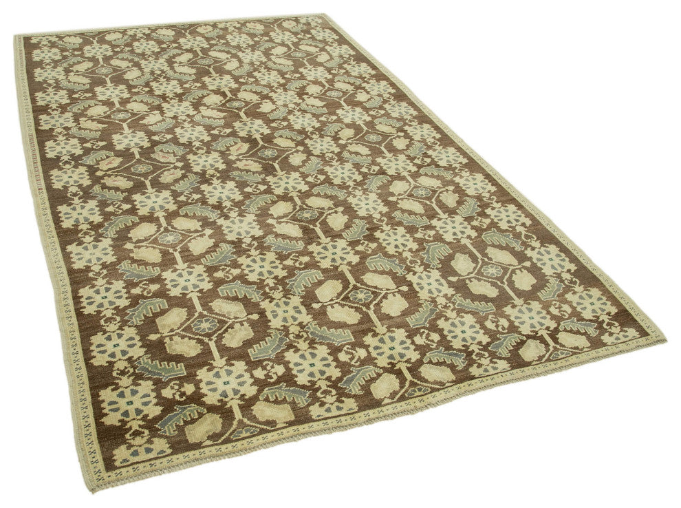 Rug N Carpet - Handmade Turkish 5' 2'' x 8' 2'' Unique Wool Rug