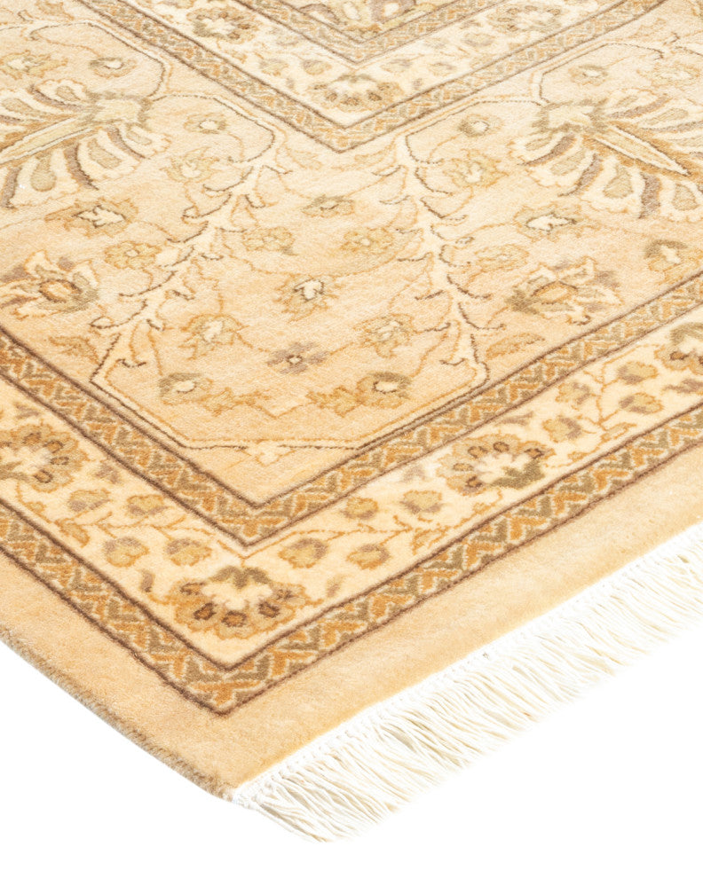 Bhilwara, One-of-a-Kind Hand-Knotted Area Rug Ivory, 9'2"x12'4"