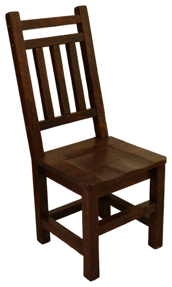 Barnwood Style Timber Peg Dining Room Chair with Double Top Rail, Set of 2, Michael's Cherry