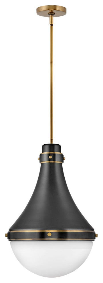 Hinkley Oliver Medium Pendant, Black
