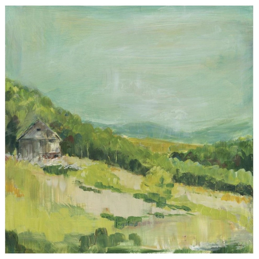"Upper Fields" Digital Paper Print by Sue Schlabach, 20"x20"