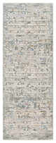 Surya Dresden DRE-2304 Machine Woven Area Rug, Taupe, 2'7" x 10'