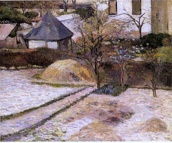 Paul Gauguin Rouen Landscape Wall Decal