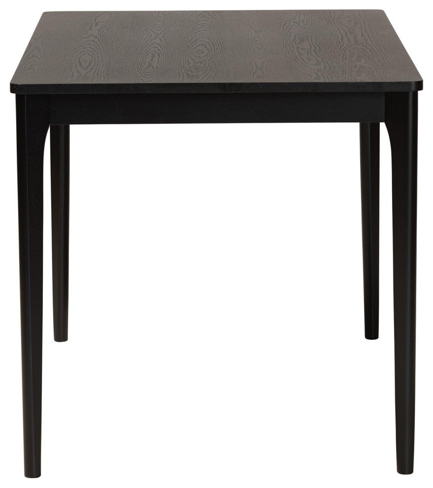 Shurik Wood Dining Table, Black