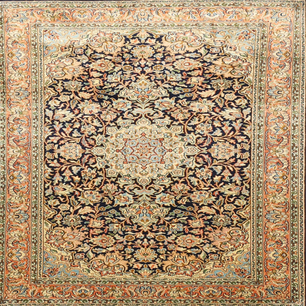 Ahgly Company Indoor Square Traditional Area Rugs, 7' Square