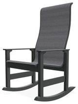 Leeward Sling Outdoor Supreme Rocker, Augustine Pewter/Graphite