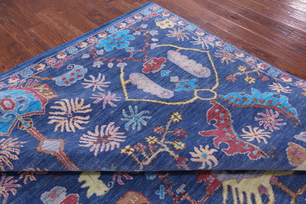 9' 1" X 12' 0" Handmade Persian Fine Serapi Wool Rug - Q15842