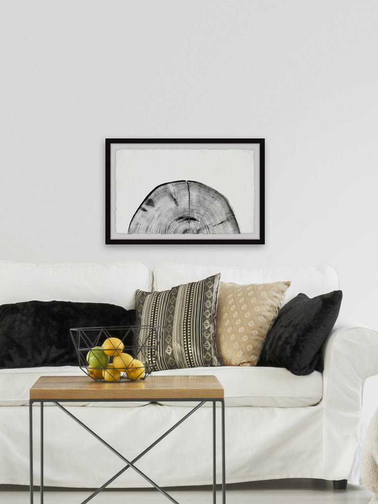 "Withered Stump" Framed Painting Print, 12x8