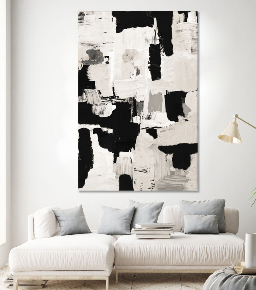 Night Peace Abstract - 84 x 54 by Lanie Loreth