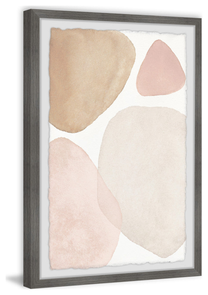 "Dynamic Shapes" Framed Painting Print, 12x18