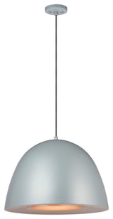 ET2 E24916 Fungo 24"W LED Pendant - Black / Satin Brass