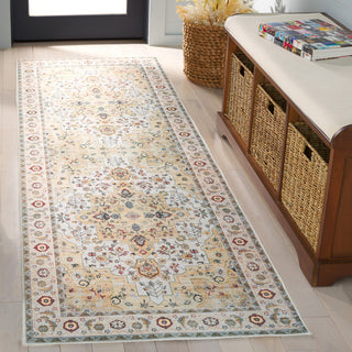 Safavieh Arizona Machine-Washable Collection ARZ126 Rug, Light Green/Beige, 2'6"x8'