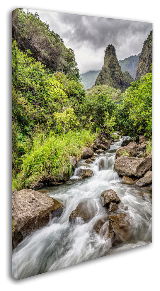 Pierre Leclerc 'Iao Valley Maui' Canvas Art, 24x16