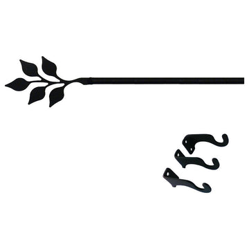 Leaf Curtain Rod, Large