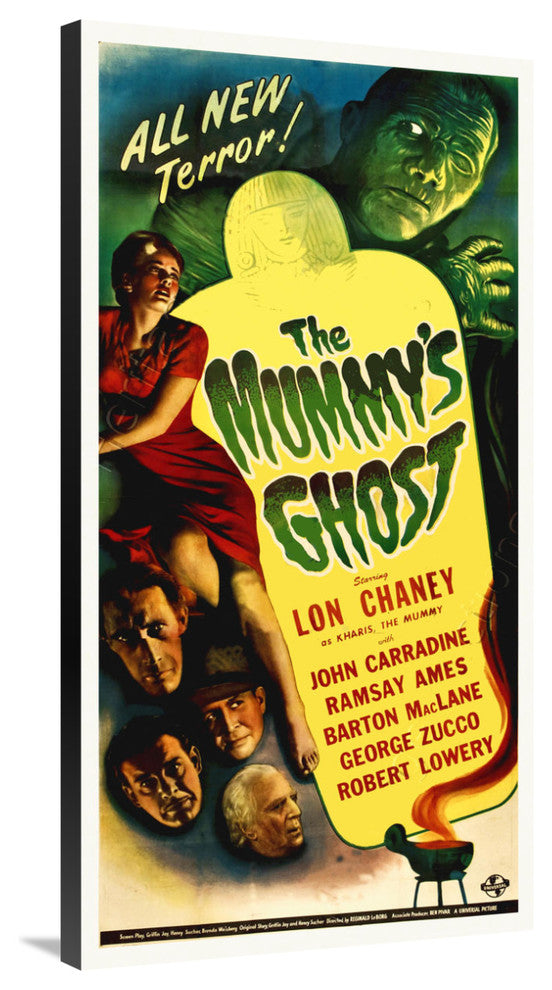 "The Mummy's Ghost" Stretched Canvas Giclee by Hollywood Photo Archive, 21x40"