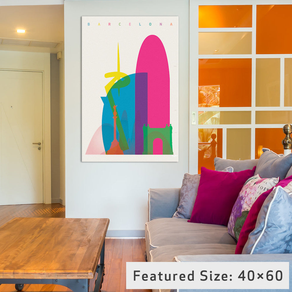 "Barcelona" by Yoni Alter, 40x26x1.5