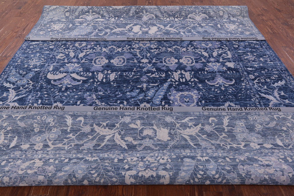 Modern Hand-Knotted Wool Rug 10' 0" X 14' 0" Q11896