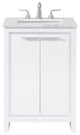 Elegant VF12824WH 24" Single Bathroom Vanity Set, White