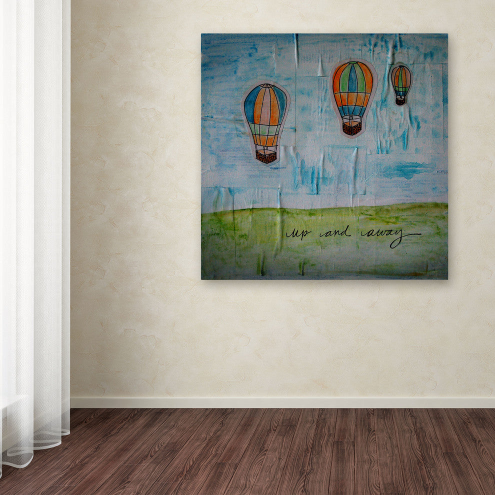 ''Up and Away'' Canvas Art by Nicole Dietz